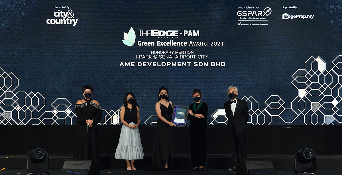 Awards Recognition View (The Edge PAM Green Excellence Award 2021)